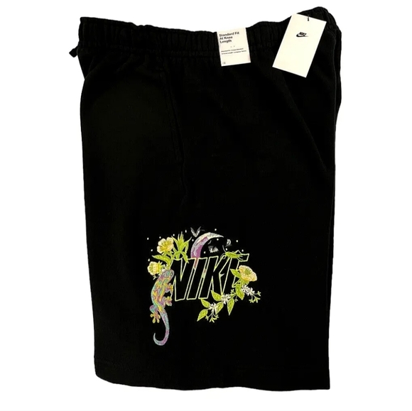 NWT Men's Nike Sportswear Club Fleece Standard Fit At Knee Length Shorts - Picture 4 of 8